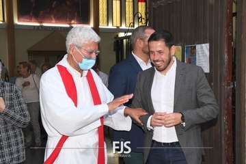 Misa y procesión en El Ejido de Telde/Francisco Javier Santana.